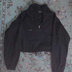 cropped windbreaker